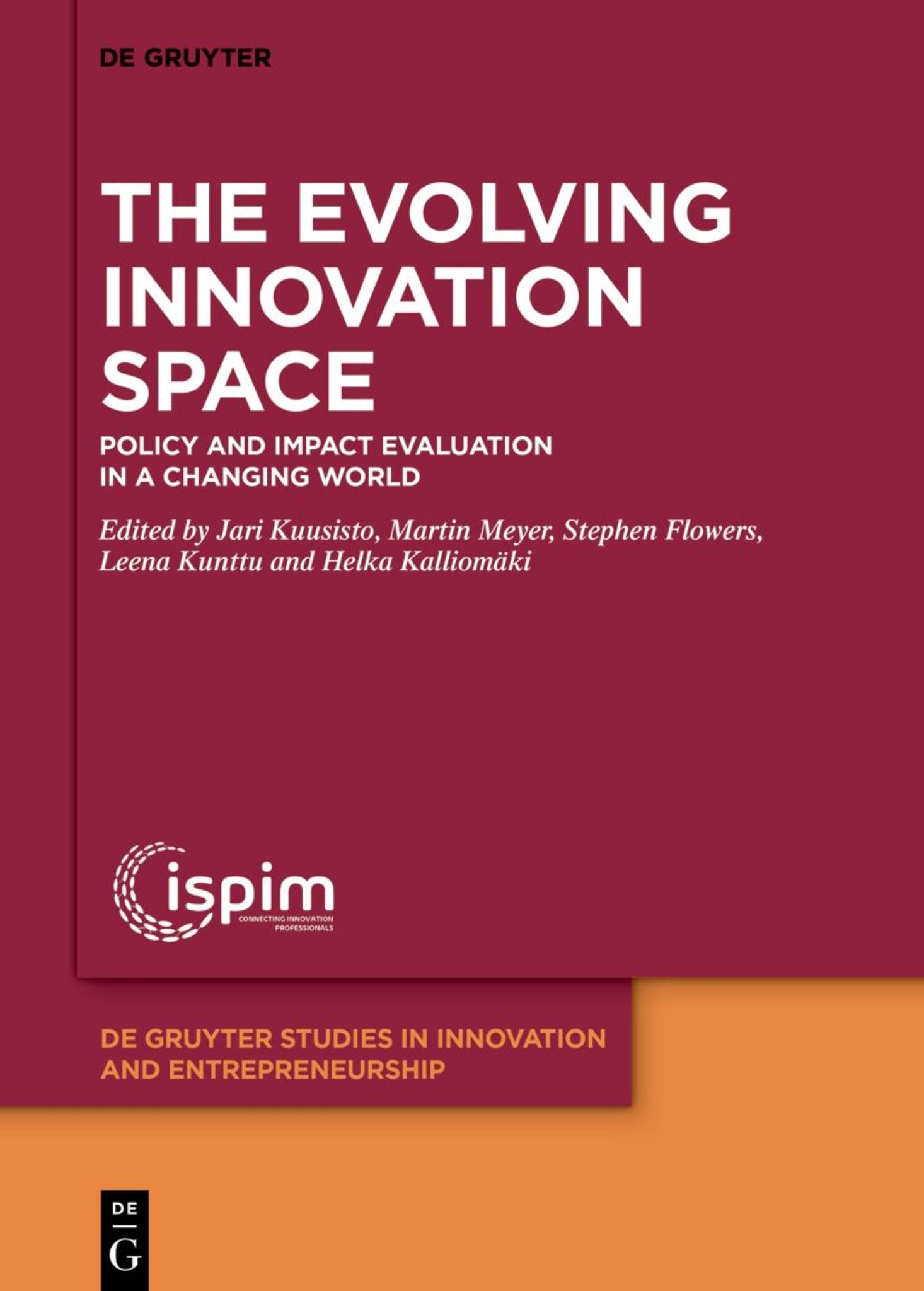 Cover image for The Evolving Innovation Space ISBN 9783111187617
