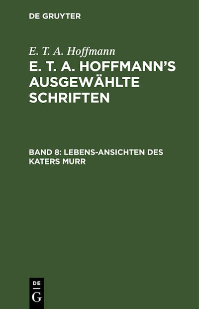 Lebens-Ansichten des Katers Murr