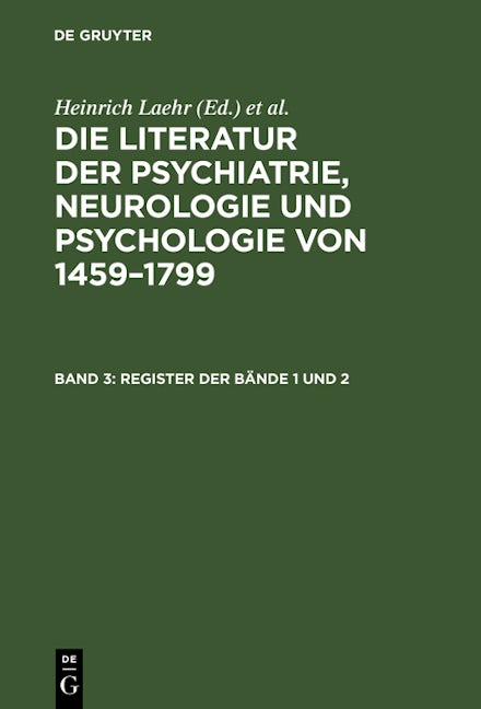 Register der Bände 1 und 2