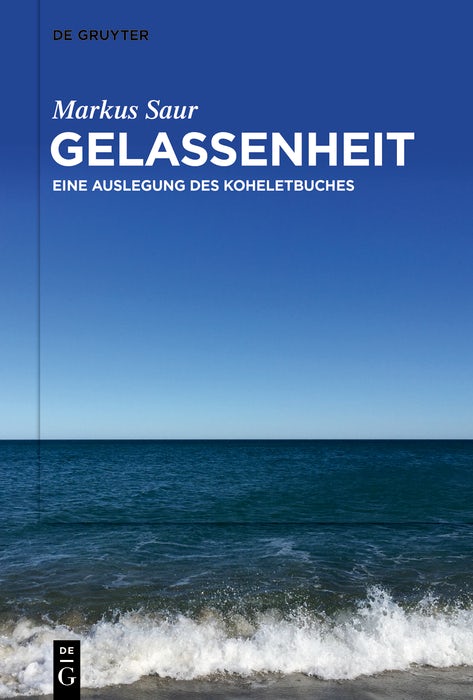 Cover image for Gelassenheit, isbn: 9783111195605