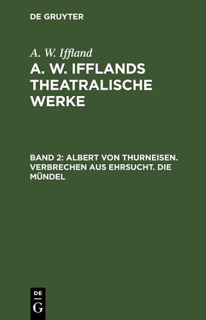 Albert von Thurneisen. Verbrechen aus Ehrsucht. Die Mündel