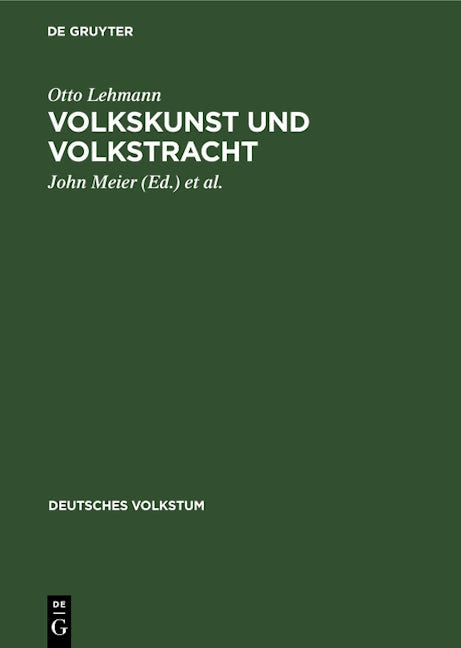 Volkskunst und Volkstracht
