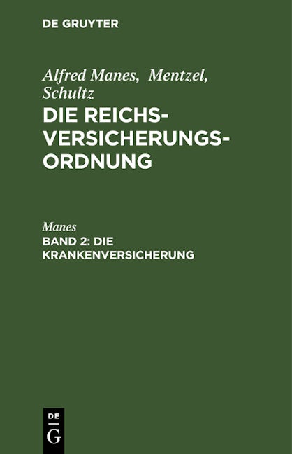 Die Krankenversicherung