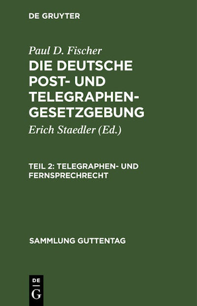 Telegraphen- und Fernsprechrecht
