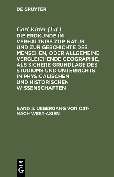 Uebergang von Ost- nach West-Asien