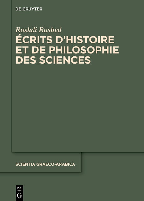 Set: Écrits d’histoire et de philosophie des sciences