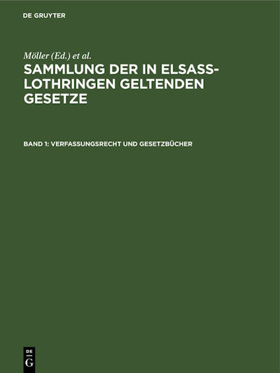Verfassungsrecht und Gesetzbücher