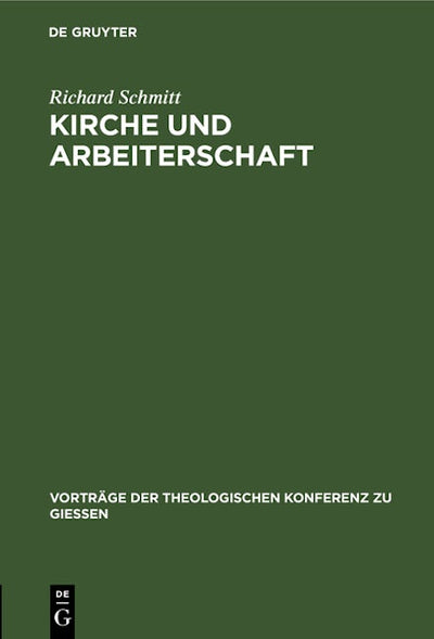 Kirche und Arbeiterschaft