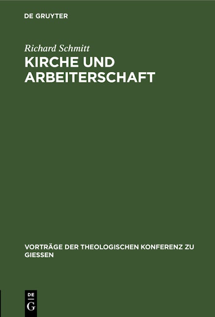 Kirche und Arbeiterschaft