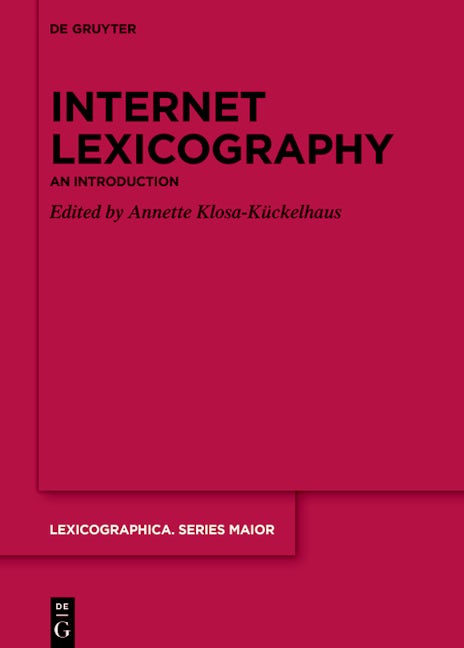 Internet Lexicography