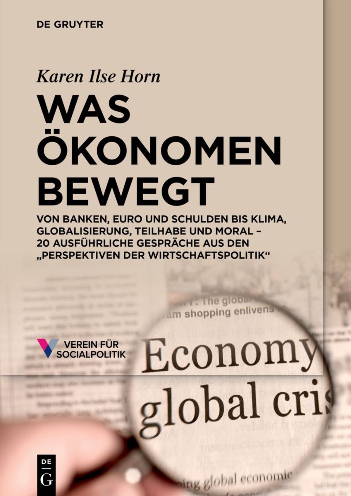 Cover image for Was Ökonomen bewegt ISBN 9783111208398