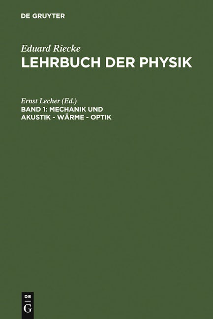 Mechanik und Akustik – Wärme – Optik
