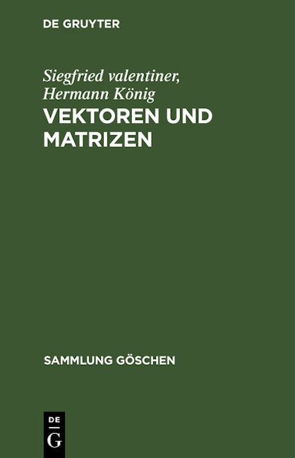 Vektoren und Matrizen