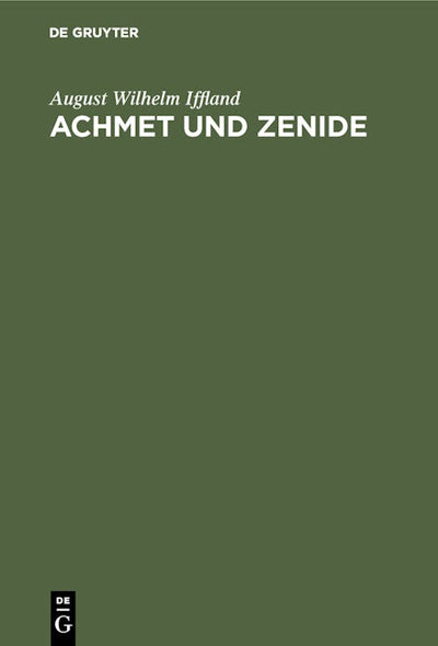 Achmet und Zenide