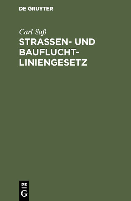 Strassen- und Baufluchtliniengesetz
