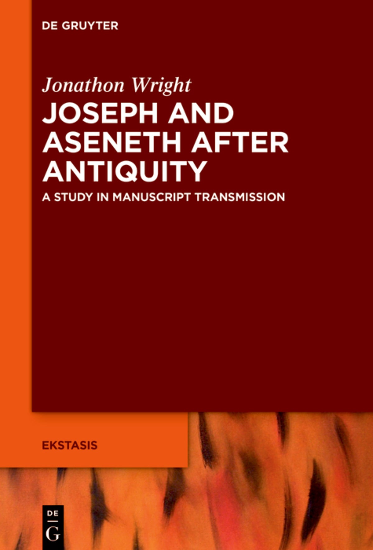 Cover image for Joseph and Aseneth After Antiquity ISBN 9783111228372