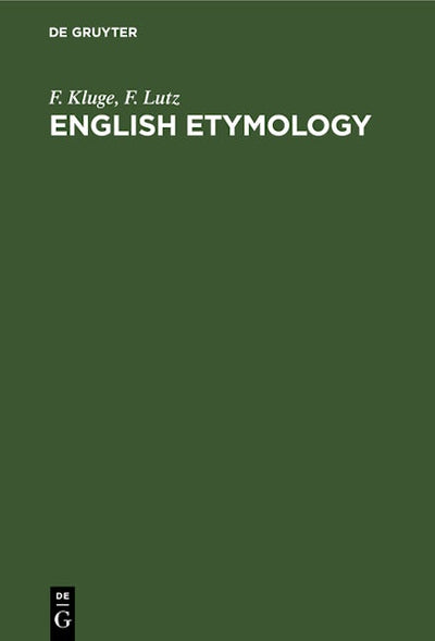 English etymology