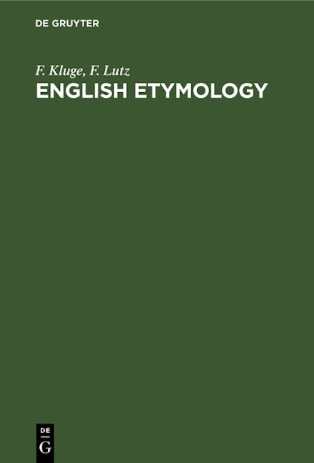 English etymology