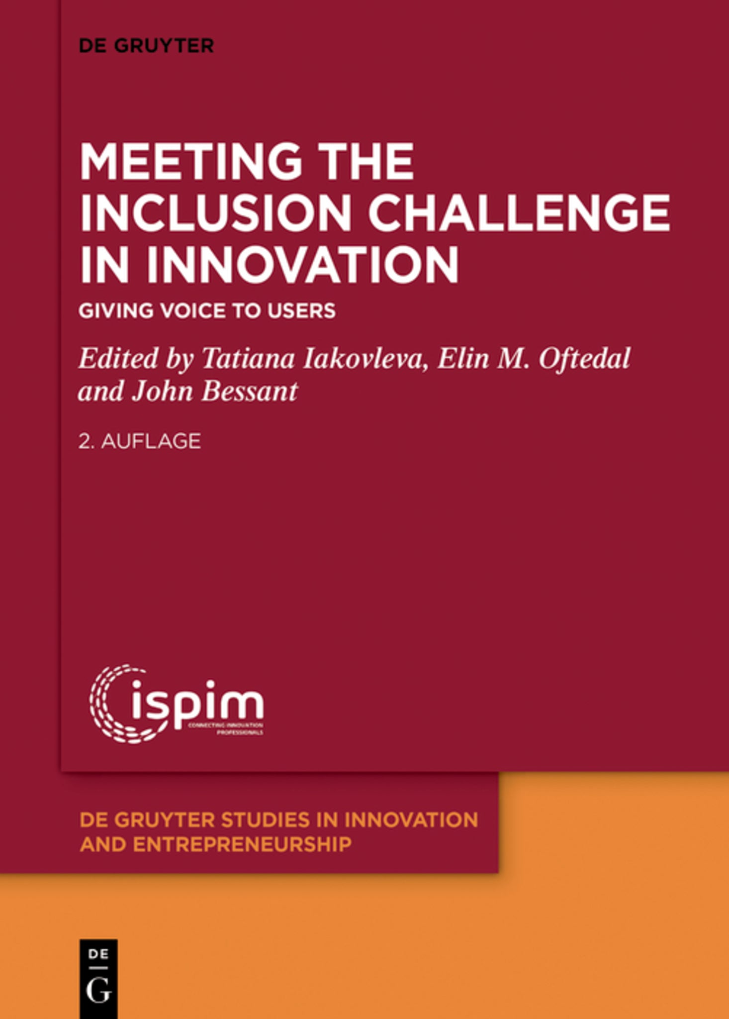 Cover image for Meeting the Inclusion Challenge in Innovation ISBN 9783111240572