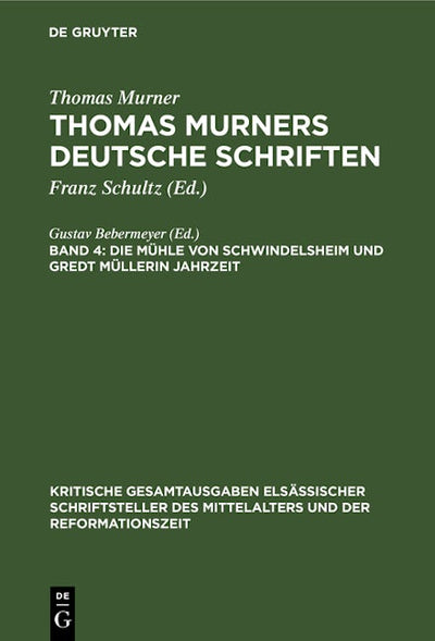 Die Mühle von Schwindelsheim und Gredt Müllerin Jahrzeit