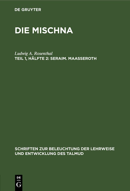 Seraim. Maaßeroth