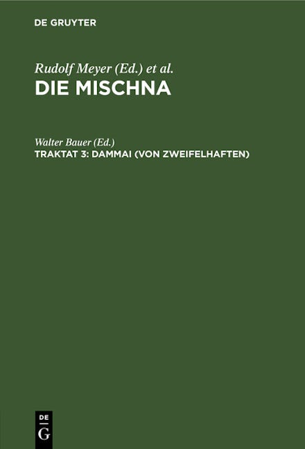Dammai (Von Zweifelhaften)