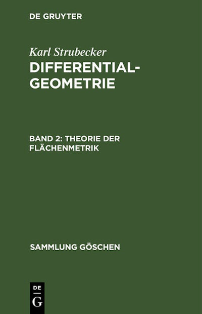 Theorie der Flächenmetrik