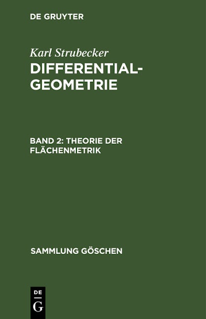 Theorie der Flächenmetrik