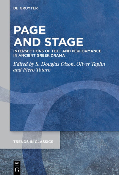 Cover image for Page and Stage, isbn: 9783111247397