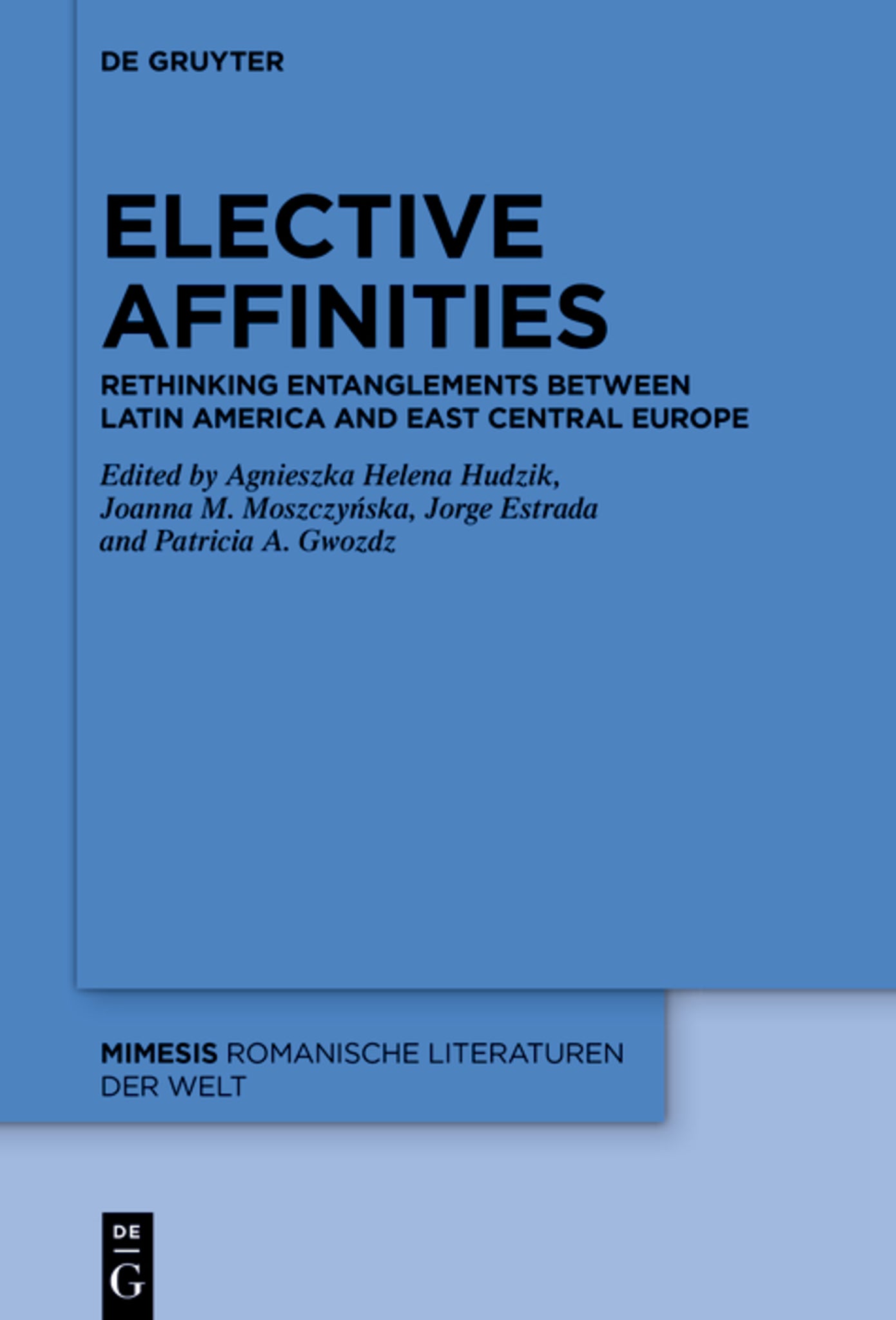 Cover image for Elective Affinities ISBN 9783111247458