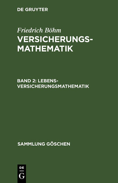 Lebensversicherungsmathematik