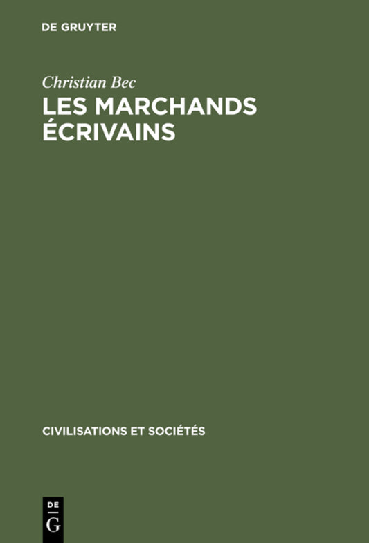 Les marchands écrivains