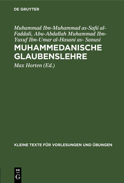 Muhammedanische Glaubenslehre
