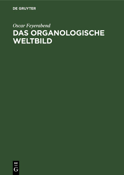 Das organologische Weltbild