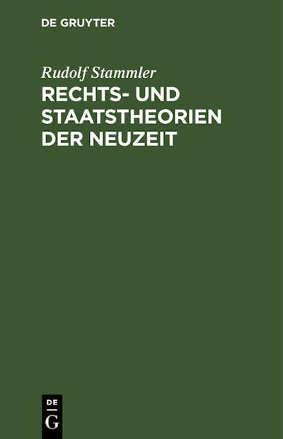 Rechts- und Staatstheorien der Neuzeit