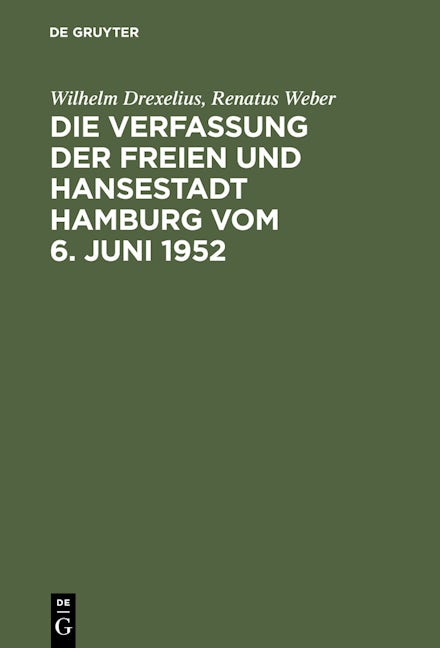 Die Verfassung der Freien und Hansestadt Hamburg vom 6. Juni 1952