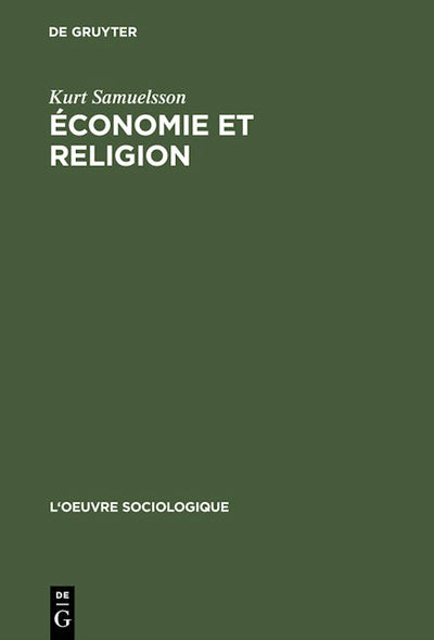 Économie et religion