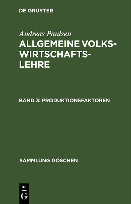 Produktionsfaktoren