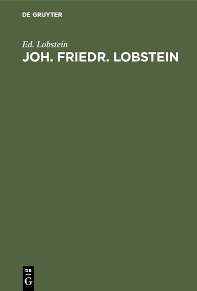 Joh. Friedr. Lobstein