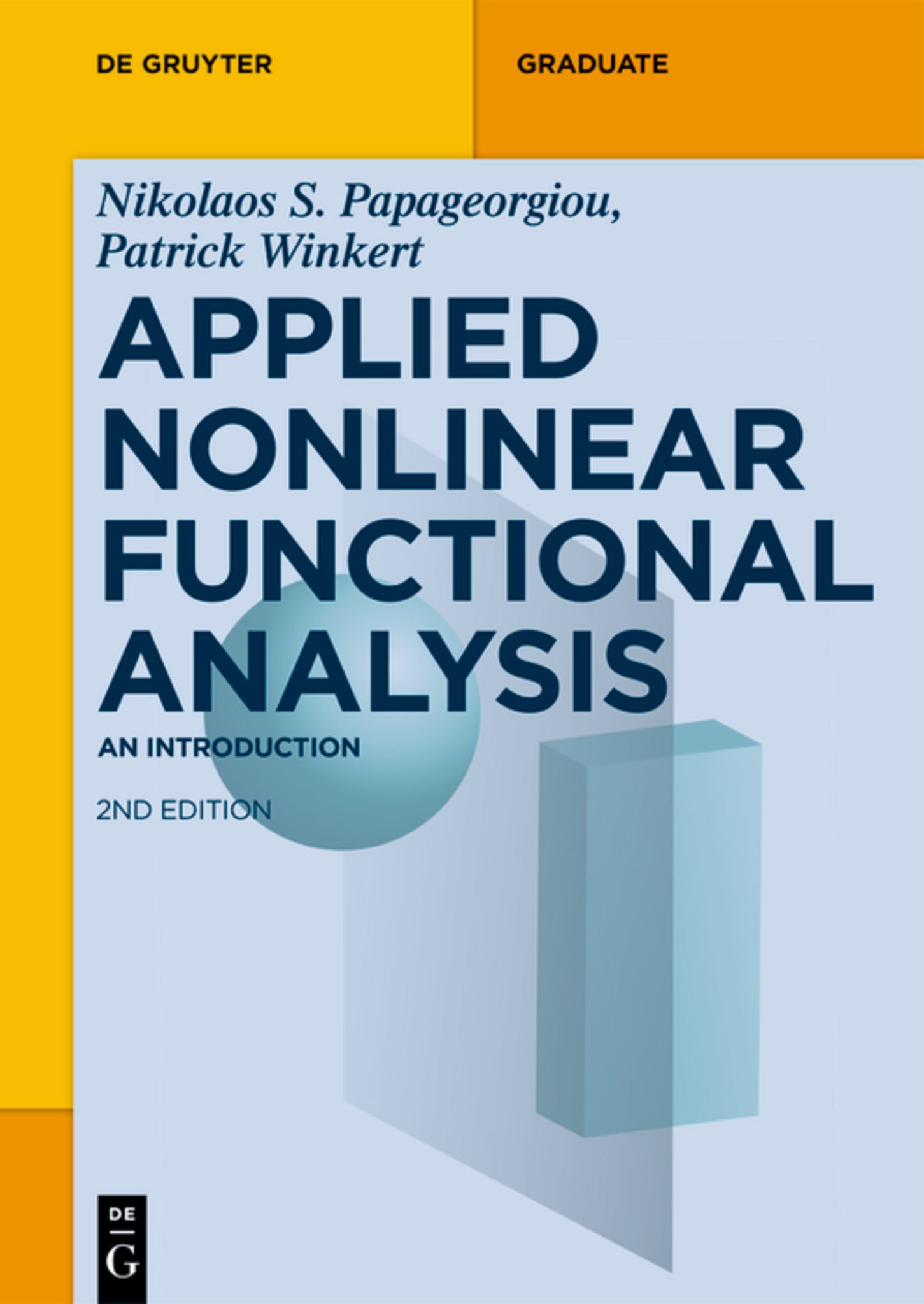 Cover image for Applied Nonlinear Functional Analysis ISBN 9783111284217
