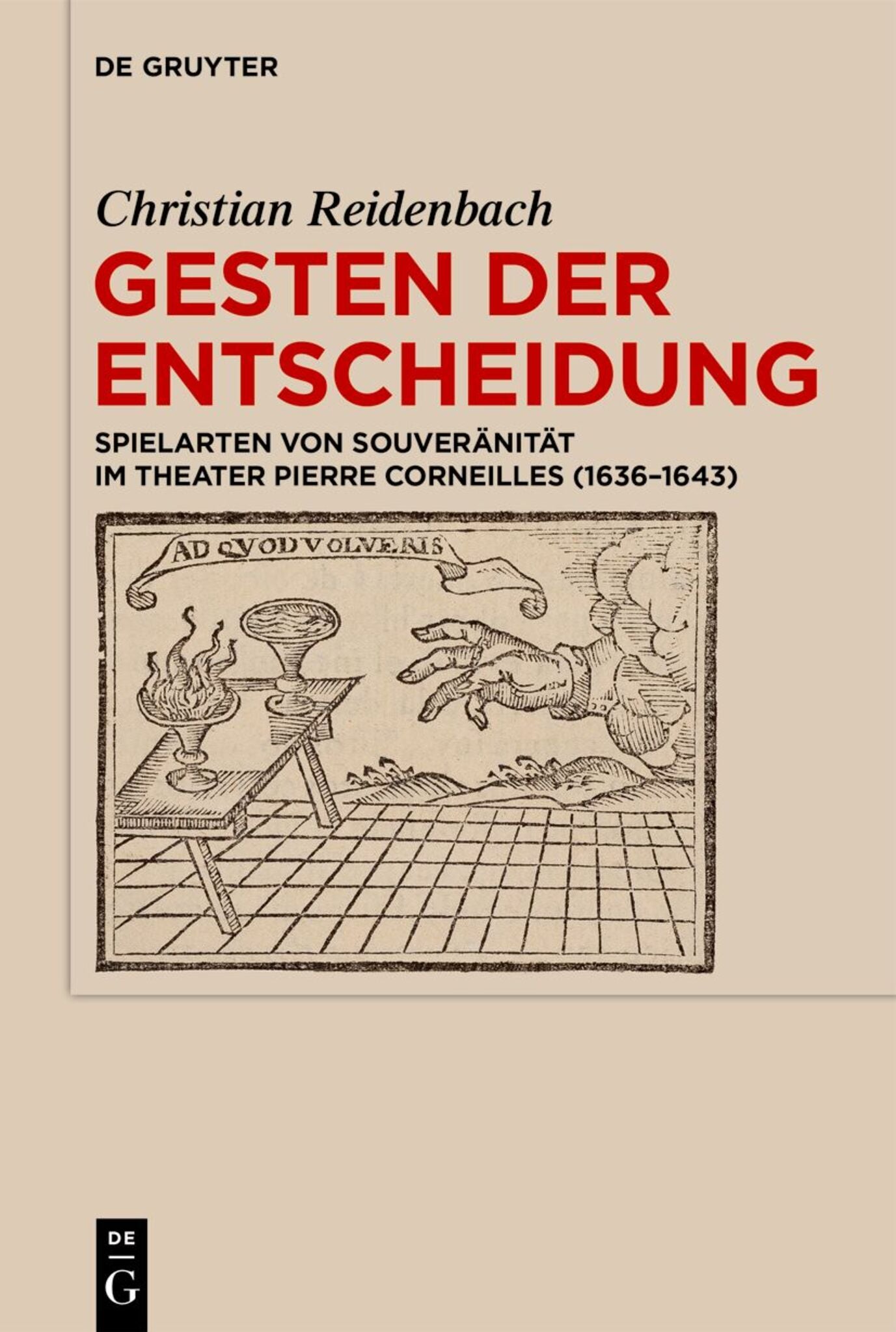 Cover image for Gesten der Entscheidung ISBN 9783111284729