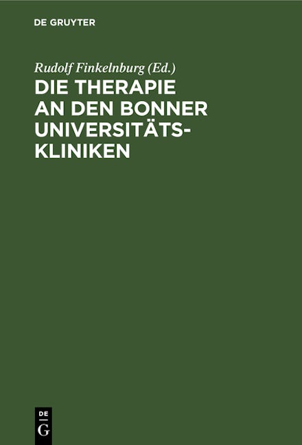 Die Therapie an den Bonner Universitätskliniken