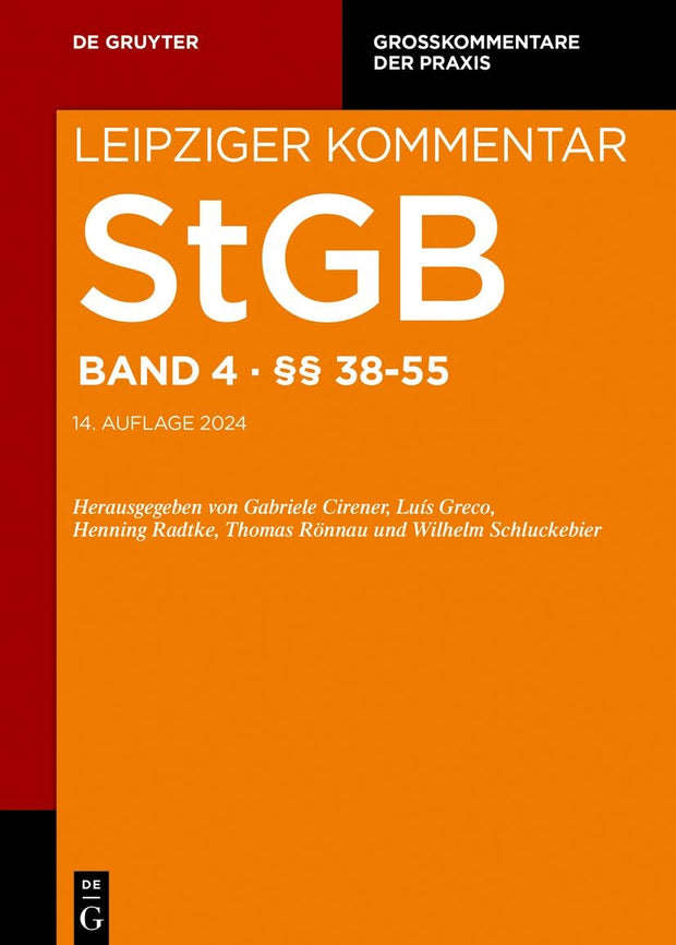 Cover image for §§ 38-55, isbn: 9783111296210