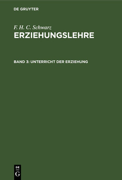 Unterricht der Erziehung