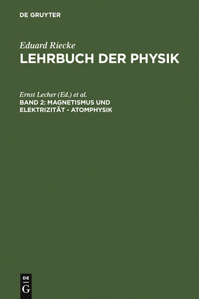 Magnetismus und Elektrizität - Atomphysik