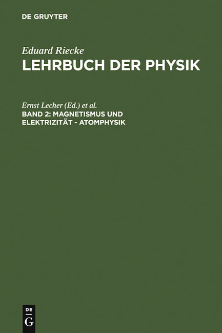 Magnetismus und Elektrizität - Atomphysik