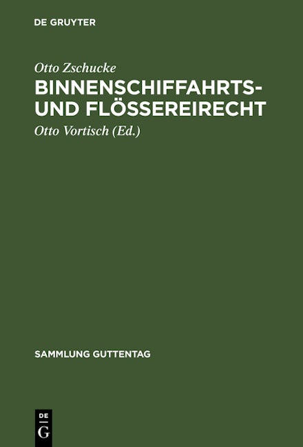 Binnenschiffahrts- und Flößereirecht