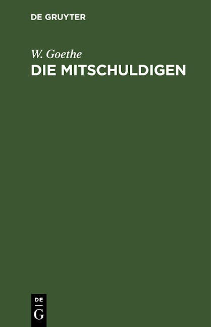 Die Mitschuldigen