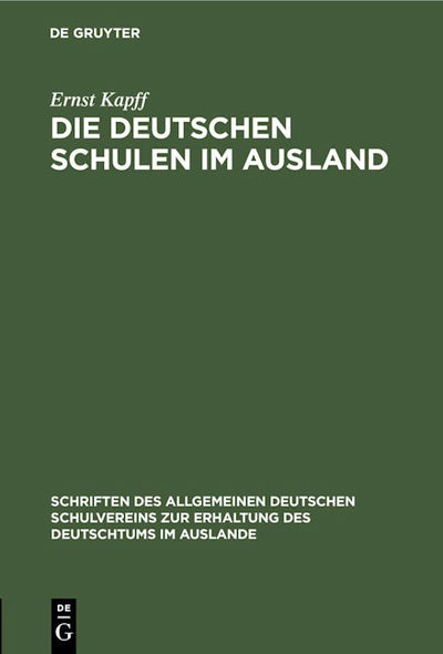 Die deutschen Schulen im Ausland