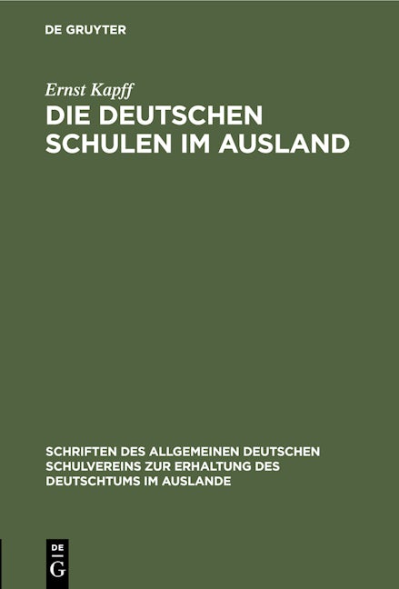 Die deutschen Schulen im Ausland